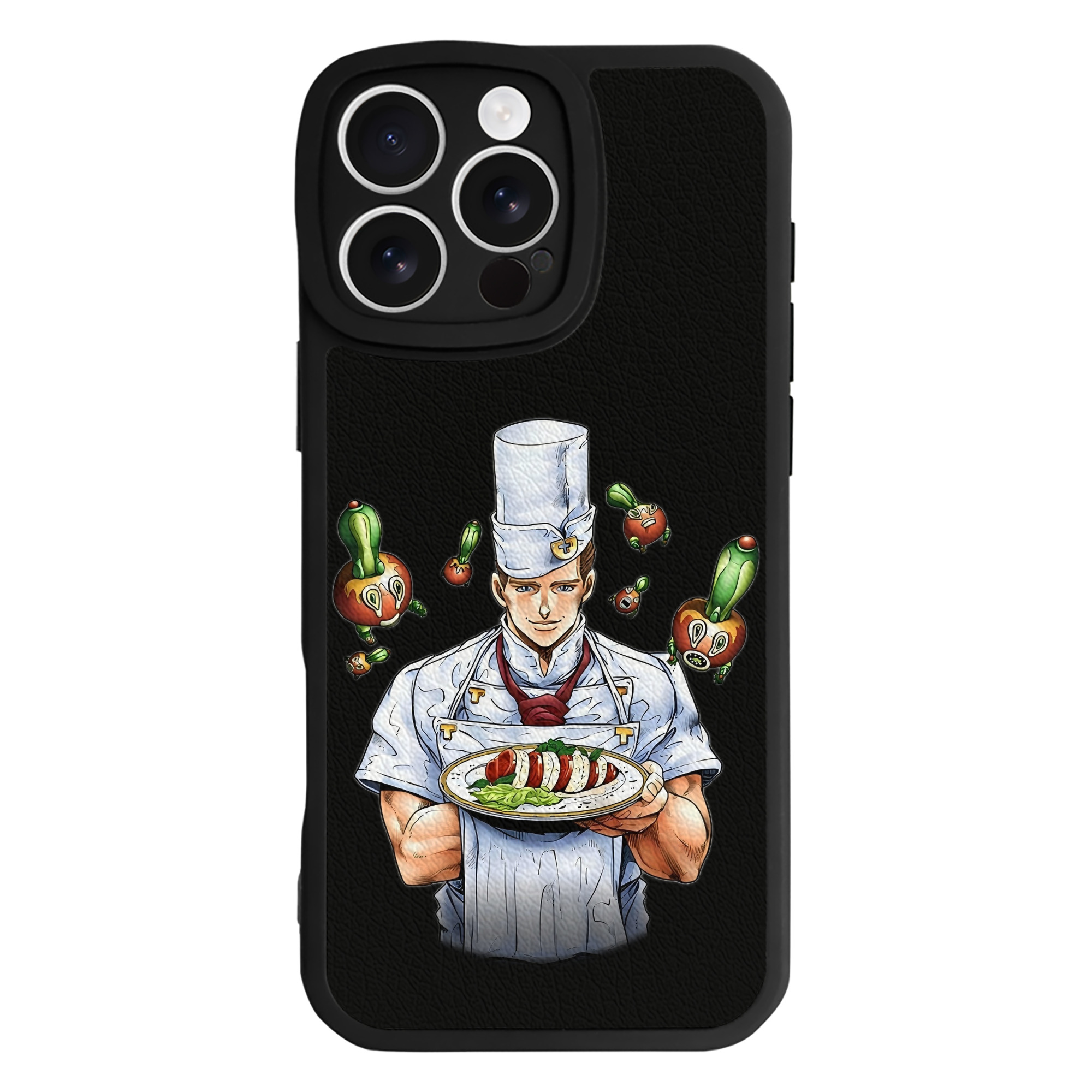 （画像用） ジョジョの奇妙な冒険 Tonio Trussardi JoJo's Bizarre Adventure トニオ?トラッサルディ 【iPhone 16シリーズ対応】シリコンスマホケース（レザー調） 材質：シリコン